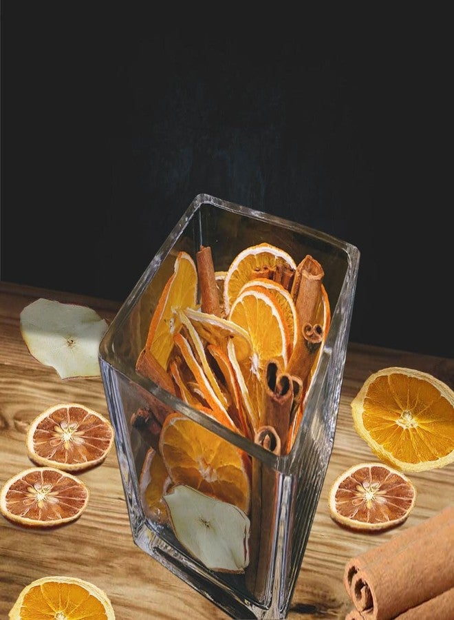 مجموعة طبخ على نار هادئة مع برتقال مجفف وقرفة، أعواد قرفة، شرائح ليمون مجففة، مجموعة بوت بوري للموقد، حشوة وعاء بوت بوري من الفواكه المجففة الطبيعية، حشوات لسلال الهدايا لتزيين المنزل والحفلات والمناسبات الدافئة - Image 4